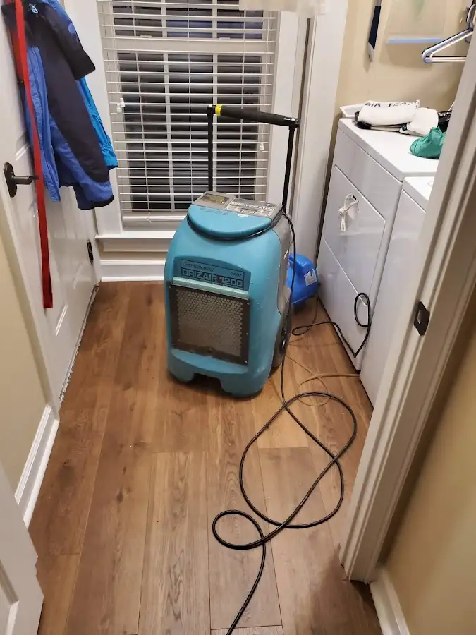 Commercial dehumidifier deployed for Flood Damage Cleanup in McComb