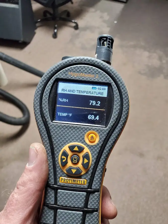 Moisture meter humidity assessment for Fire & Smoke Damage Restoration in McComb