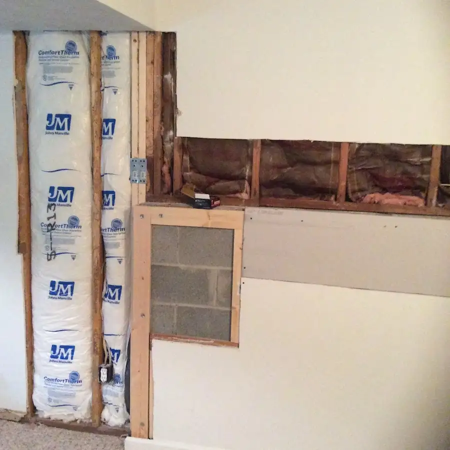 Wall insulation replacement during Contents Cleaning & Restoration in McComb
